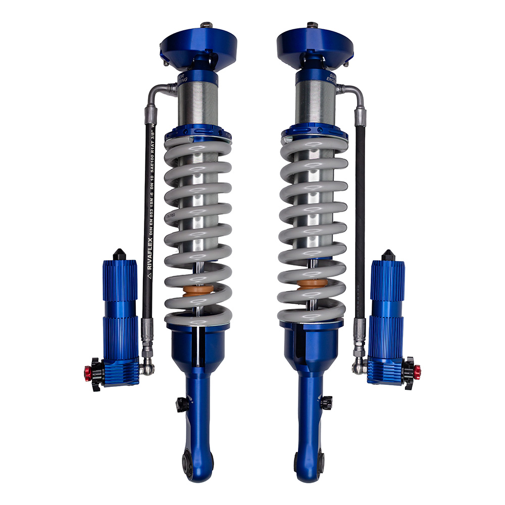 Superior 3 Way Adjustable 2.5 Monotube Remote Reservoir Shock Kit 3-4 Inch (75-100mm) Lift Front Suitable for Toyota Hilux GR Sport - 1435TA6639A75-KIT